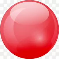 大理石球，红球