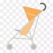 婴儿运输婴儿和蹒跚学步的汽车座椅纽约市插图-婴儿车标志