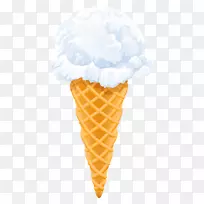 可移植网络图形.冰淇淋锥.奶油冰淇淋