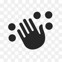 徽标法布雷姆德鲁克产品有限公司手指字体手-平面旗