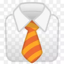 Emojipedia领带衬衫服装-表情符号