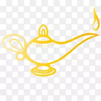 精灵阿拉丁公主茉莉花素描图形.阿拉伯符号