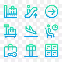 计算机图标、可伸缩图形、png图片、封装的PostScript机场航站楼-arandano象形图