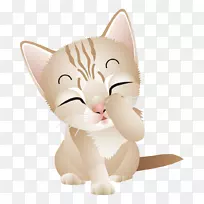 小猫西伯利亚猫暹罗猫图形狗-拉卡拉