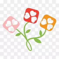 花卉花束设计标志花卉-终审法院徽章