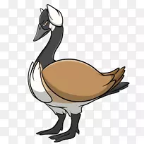 鸭鹅夹艺术羽毛动物-鸭