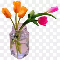 花卉设计切花花束花瓶