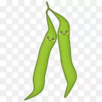 绿豆剪贴画蔬菜素描-复制卡通