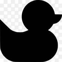 橡胶鸭夹艺术电脑图标png图片.鸭嘴徽章