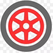 汽车轮辋汽车轮胎计算机图标png图片.汽车