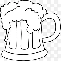 啤酒杯，夹紧艺术，开瓶，啤酒泡沫