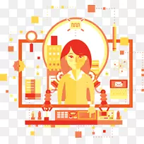 剪贴画人类行为品牌增强商业