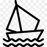 帆船可伸缩图形计算机图标.船
