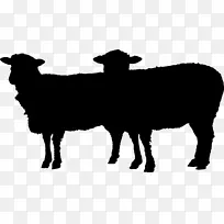 羊，牛，山羊，，剪贴画