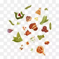 食品png图片粽子蔬菜卡通-单独图形