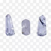 水晶石英夹艺术塑料制品.水晶形状