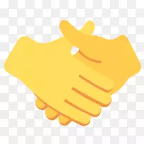 Emojipedia握手-表情符号