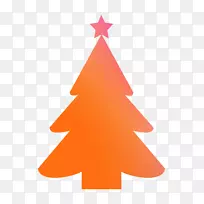 圣诞节图形圣诞树可伸缩图形圣诞日插图