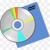 剪贴画开放部分DVD图形免费内容-dvd