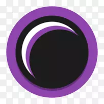 产品设计图形紫色字体-Eclipse