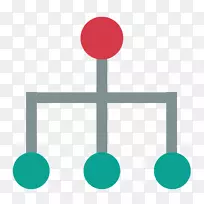 图表剪贴画树结构计算机图标图-ANTA信息图表