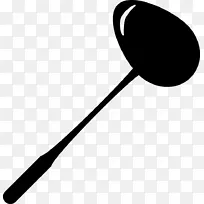 勺子，食物勺，厨房用具，夹子，艺术工具，勺子