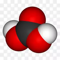 化学碳酸二氧化碳化学反应-H2O动画