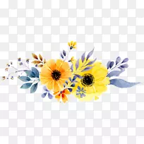 水彩：花卉水彩画花卉设计