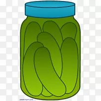 腌制黄瓜夹艺术泡菜罐