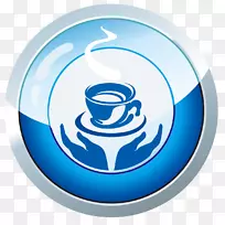 咖啡杯咖啡厅标志杯-阿拉比斯克标志