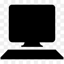 电脑显示器产品设计矩形字体