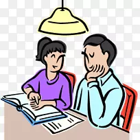 剪贴画作业父母子女图形标准
