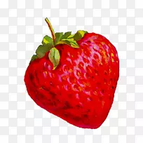 草莓大黄派浆果夹艺术水果