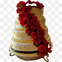 婚礼蛋糕装饰皇家糖霜面包店-婚礼蛋糕