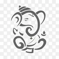 Ganesha Krishna Parvati Ganesh Chaturthi印度教