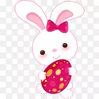 复活节兔子形象彩蛋画-塔米邮票