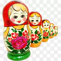 Matryoshka娃娃动画儿童形象-娃娃