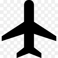 飞机计算机图标可伸缩图形插图.飞机