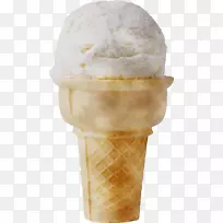 冰淇淋圆锥形冰糕