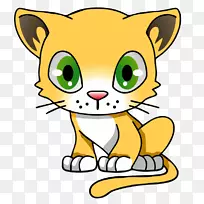 猫科美洲豹剪贴画虎-猫科符号