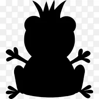 青蛙王子蒂安娜剪辑艺术青蛙和蟾蜍