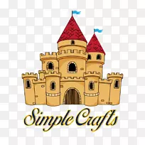 剪贴画城堡插图免费内容-城堡