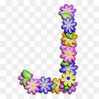 花卉设计字母花字母表