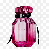 香水玻璃瓶产品品红