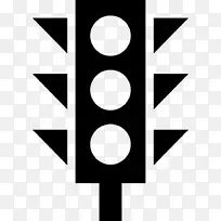 交通信号灯计算机图标图形插图