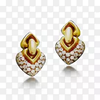 耳环体珠宝产品设计钻石