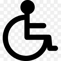 剪贴画电脑图标残疾轮椅符号轮椅