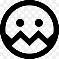 剪贴画笑脸表情符号开放电脑图标-笑脸