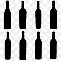 玻璃瓶葡萄酒产品设计