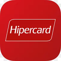 HiperCard信用卡Banco itucard徽标-信用卡